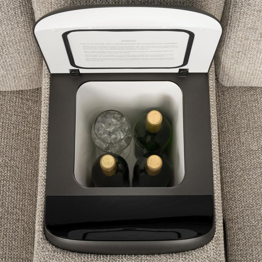Gordon Power Reclining Sectional w/Beverage Cooler alternate image, 12 of 15 images.