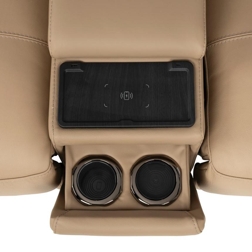 Granet Dark Cream Home Theater Leather Seating with 5PCS/3PWR alternate image, 17 of 41 images.
