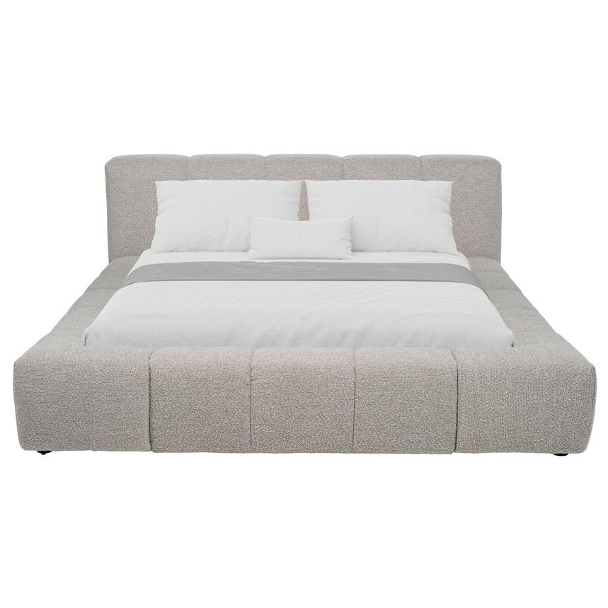 Annie Grey Queen Platform Bed w/Trays  alternate image, 2 of 8 images.