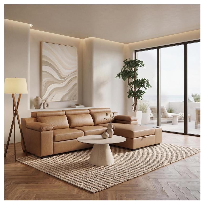 Slayden Beige Sleeper Sectional alternate image, 2 of 18 images.