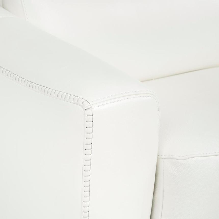 Bay Harbor White Leather Sleeper  alternate image, 10 of 13 images.