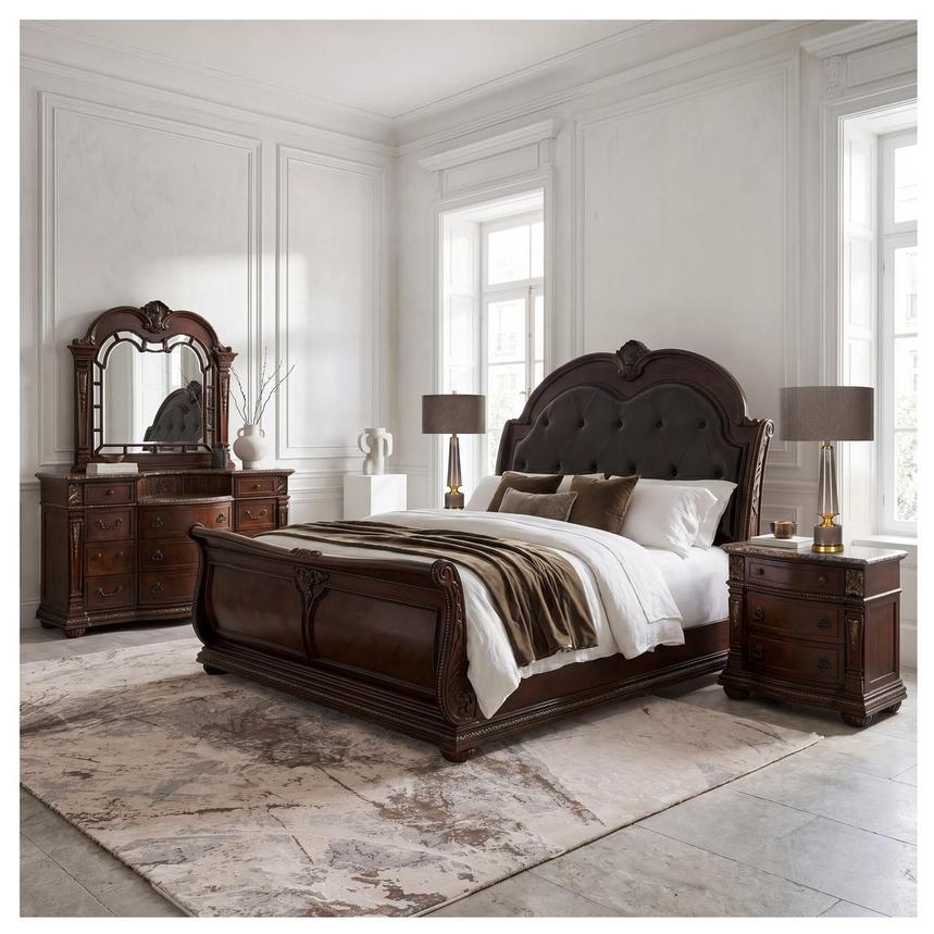 coventry tobacco bedroom set Coventry Tobacco 3-Piece Queen Bedroom Set