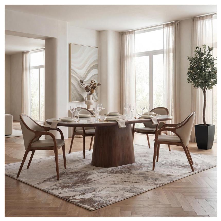 Jupiter Oval Dining Table  alternate image, 2 of 8 images.