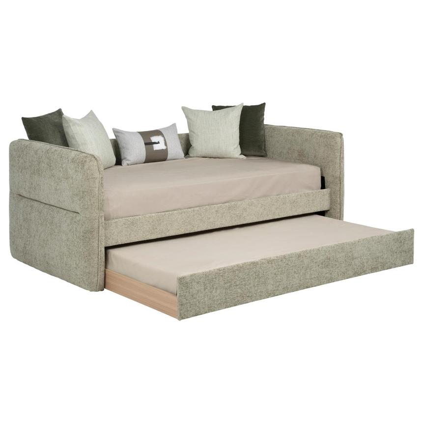 Jade Green Twin Trundle Bed  alternate image, 5 of 8 images.