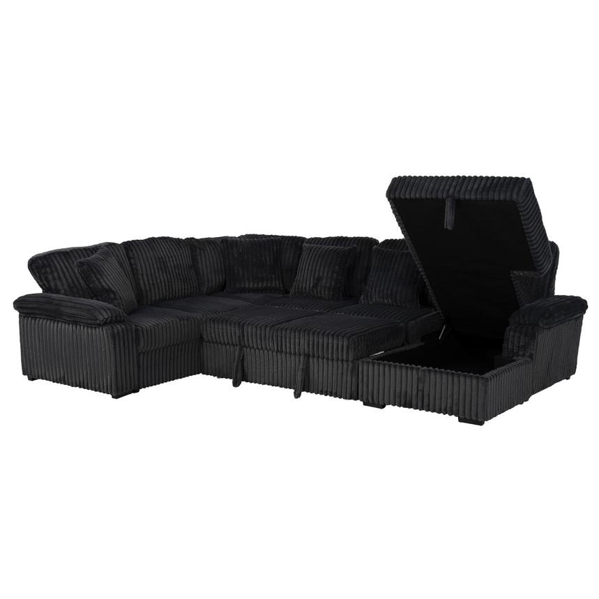 Fluff Sectional Sofa w/Pull Out Bed alternate image, 5 of 15 images.
