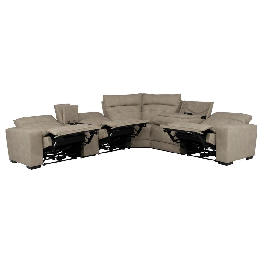 Nexus Power Reclining Sectional with 6PCS/3PWR alternate image, 5 of 12 images.