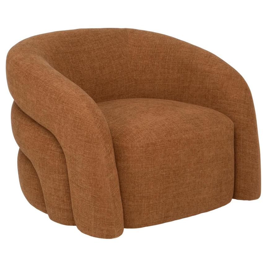 Sandie Rust Swivel Accent Chair  alternate image, 2 of 8 images.