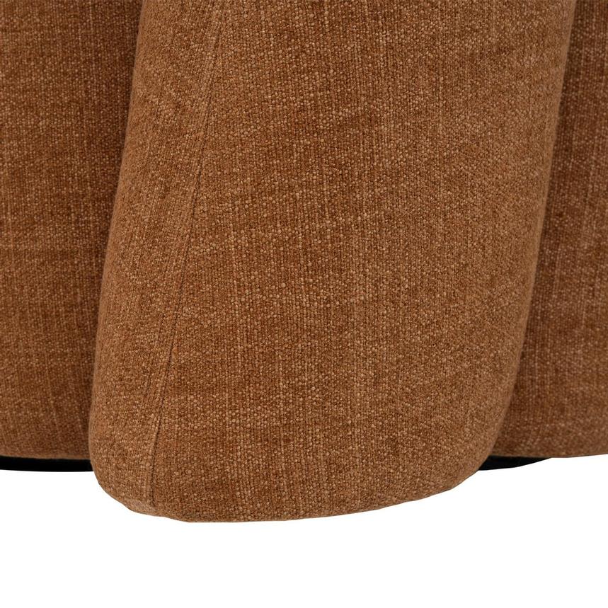 Sandie Rust Swivel Accent Chair  alternate image, 7 of 8 images.
