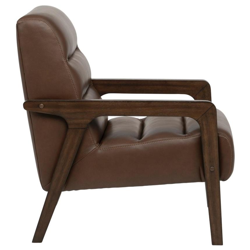 Clayton Leather Accent Chair  alternate image, 5 of 11 images.