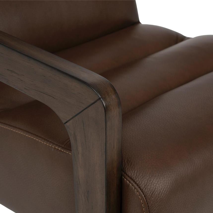 Clayton Leather Accent Chair  alternate image, 10 of 11 images.