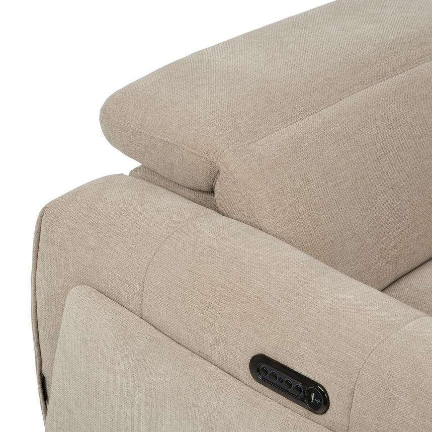 Luke Beige Power Reclining Sectional with 7PCS/2PWR alternate image, 7 of 14 images.