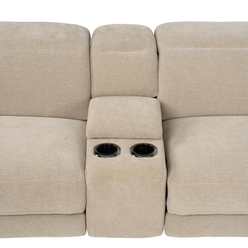 Luke Beige Power Reclining Sectional with 6PCS/2PWR  alternate image, 7 of 11 images.