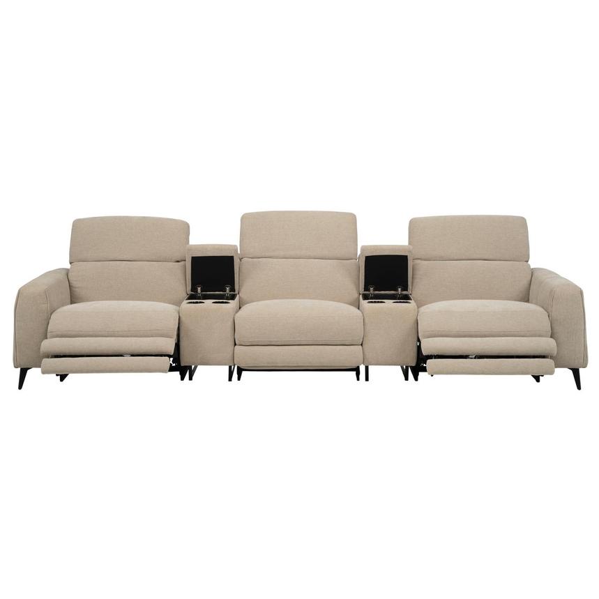 Luke Beige Power Reclining Sofa  alternate image, 2 of 13 images.