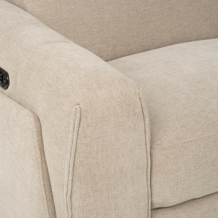 Luke Beige Power Reclining Sectional with 5PCS/2PWR alternate image, 7 of 10 images.