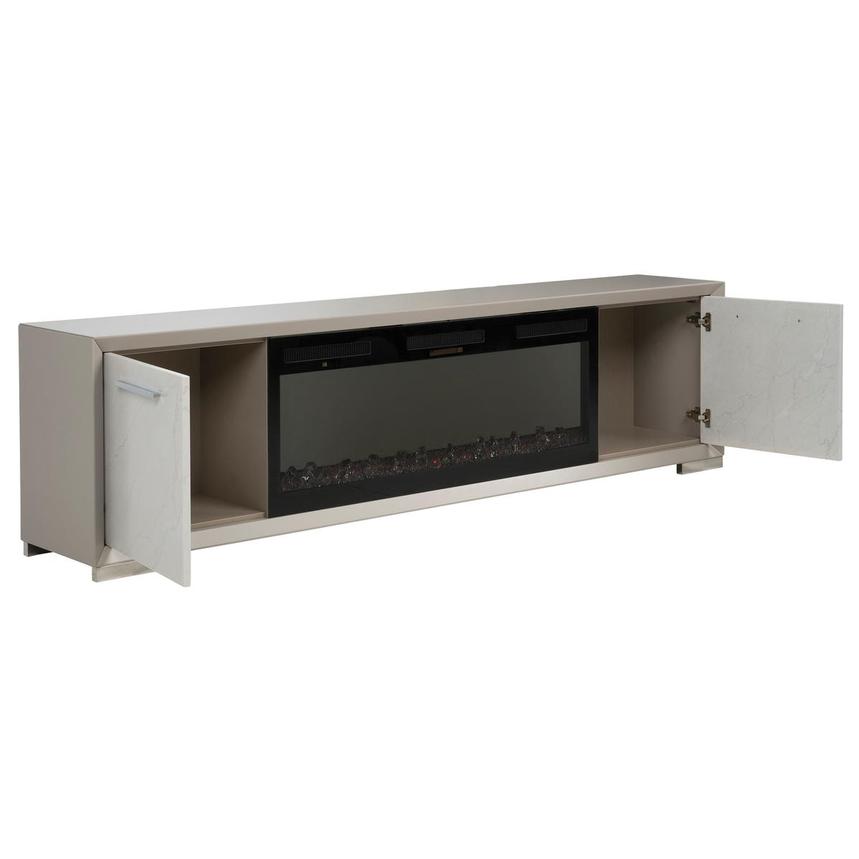 Kaia Gray/Carrara Electric Fireplace w/Remote Control alternate image, 5 of 11 images.