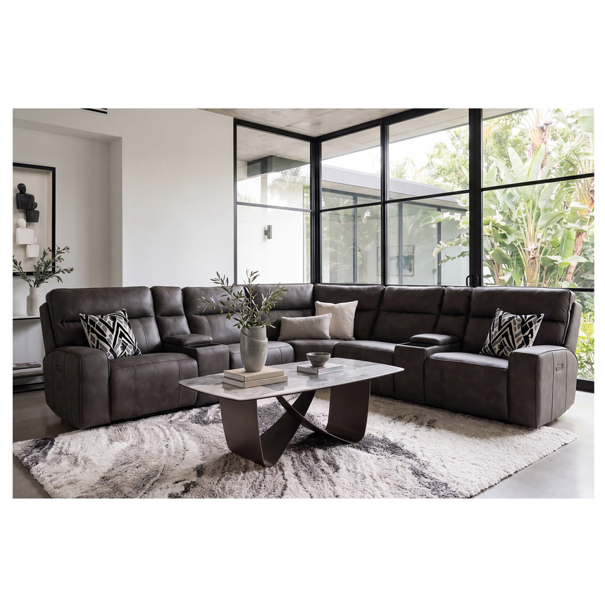 Superior Power Reclining Sectional | El Dorado Furniture