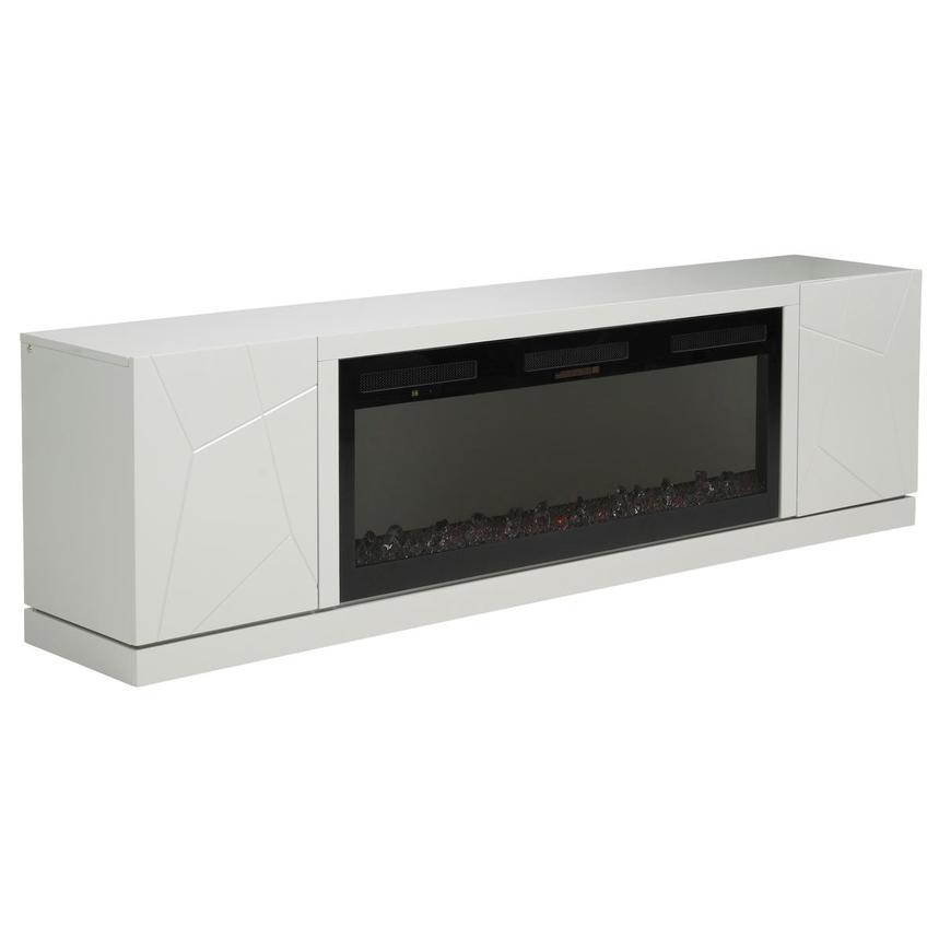 Tessa Gray Electric Fireplace w/Light alternate image, 5 of 11 images.
