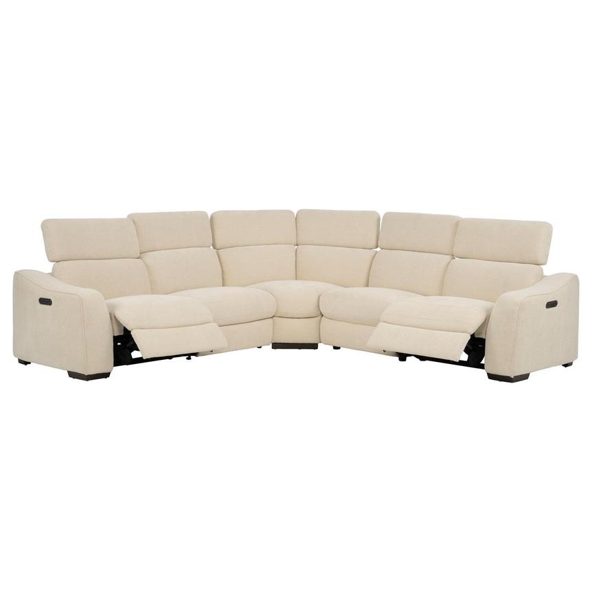 Jameson Beige Power Reclining Sectional with 5PCS/2PWR alternate image, 2 of 11 images.