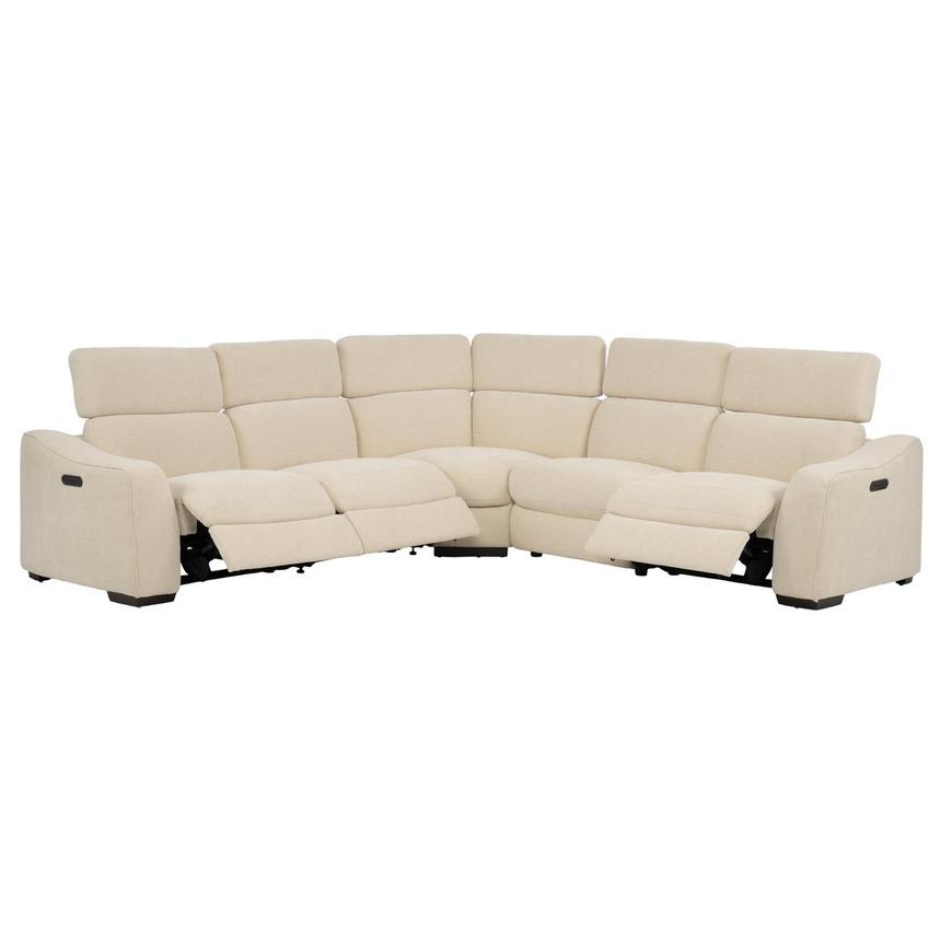 Jameson Beige Power Reclining Sectional with 5PCS/3PWR  alternate image, 2 of 9 images.
