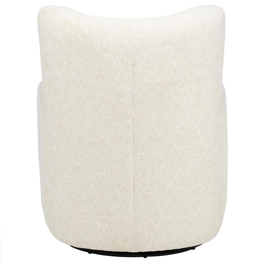 Arlo Ivory Swivel Accent Chair alternate image, 5 of 9 images.
