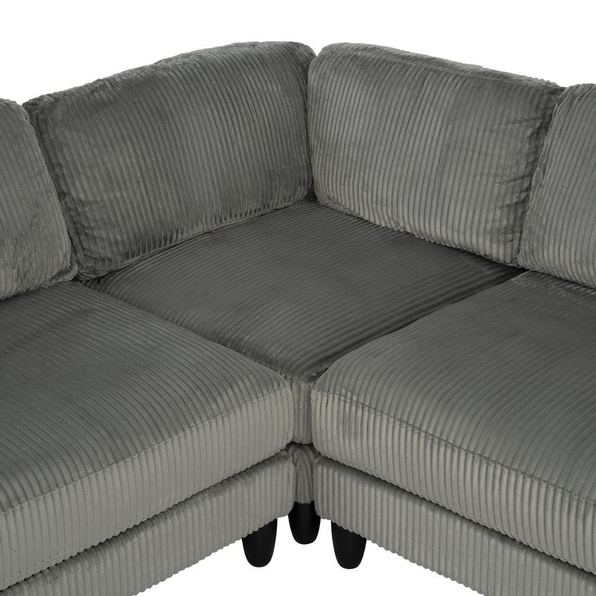 Cape Gray Sectional Sofa 5PC  alternate image, 5 of 10 images.