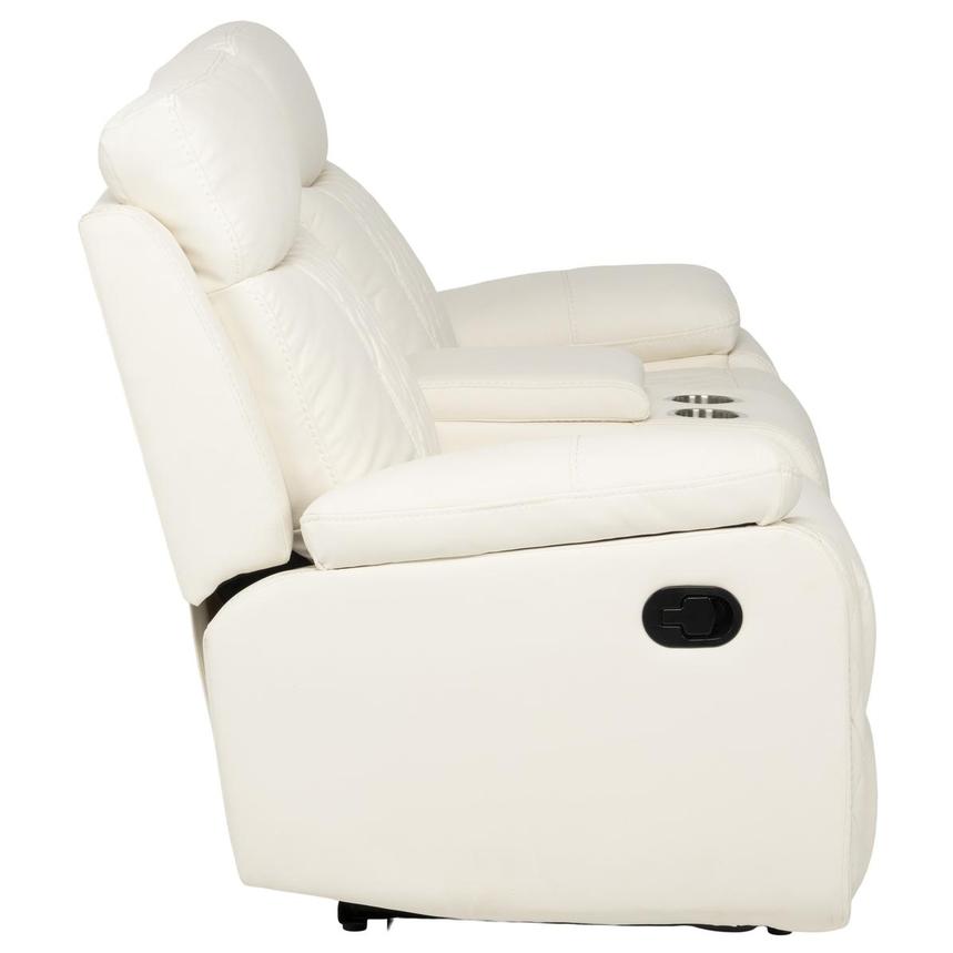 Maddox White Reclining Loveseat alternate image, 5 of 12 images.