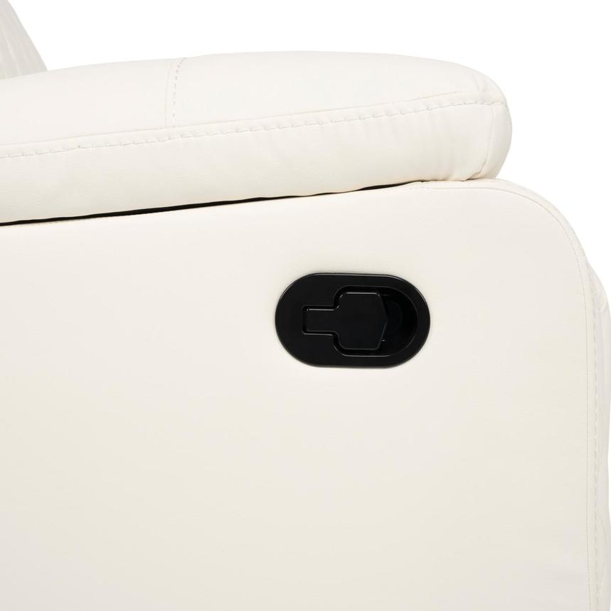 Maddox White Recliner Chair alternate image, 10 of 10 images.