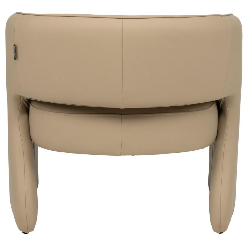 Emerson Taupe Leather Accent Chair alternate image, 5 of 9 images.