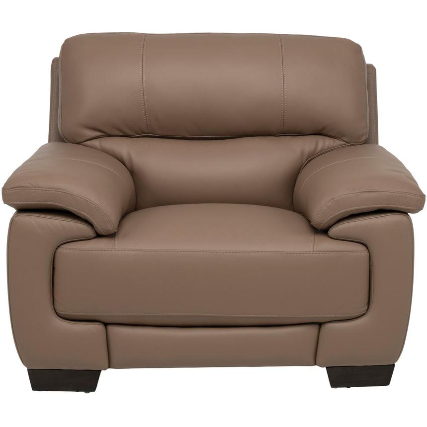 Jali Brown Leather Chair alternate image, 2 of 8 images.