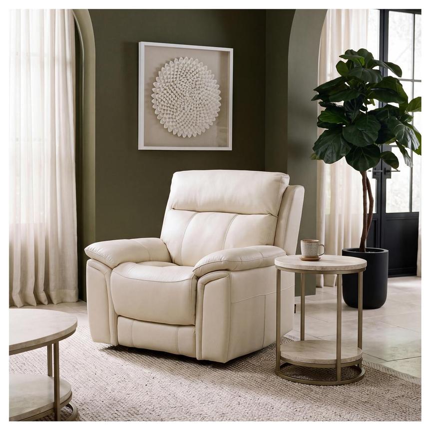 Milan Leather Power Recliner alternate image, 2 of 2 images.