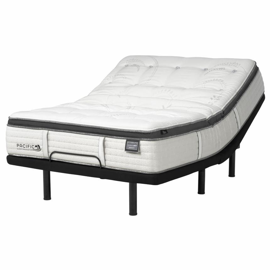 Serenity-Plush Twin XL Mattress w/Gianni Powered Base alternate image, 2 of 4 images.