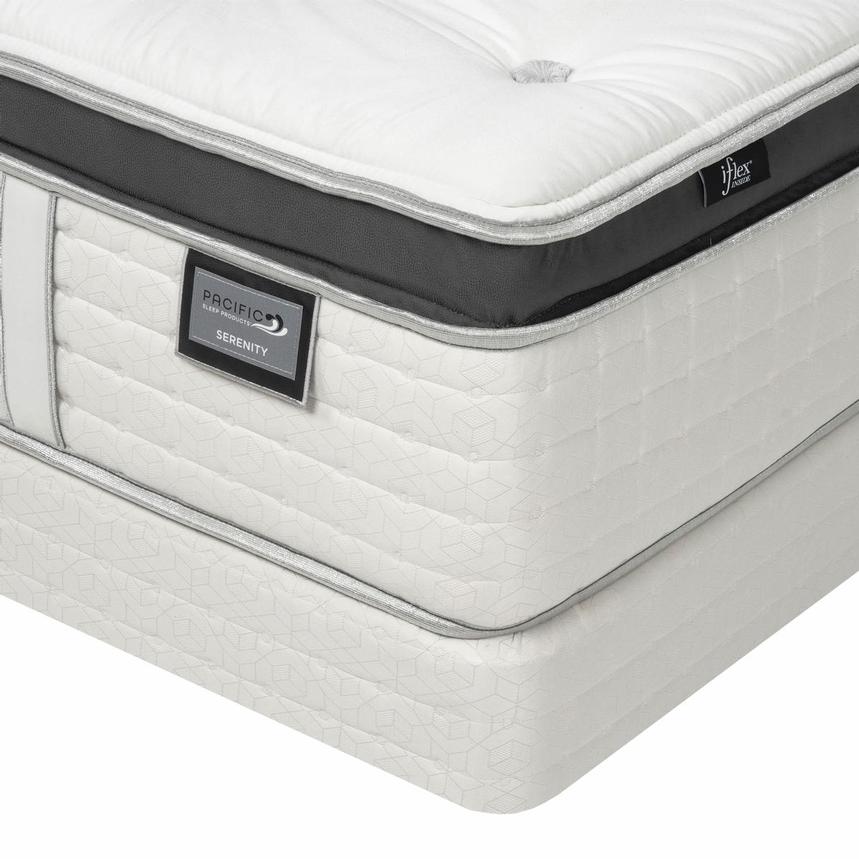 Serenity-Plush King Mattress w/Low Foundation By Pacific Sleep Products®  alternate image, 2 of 3 images.