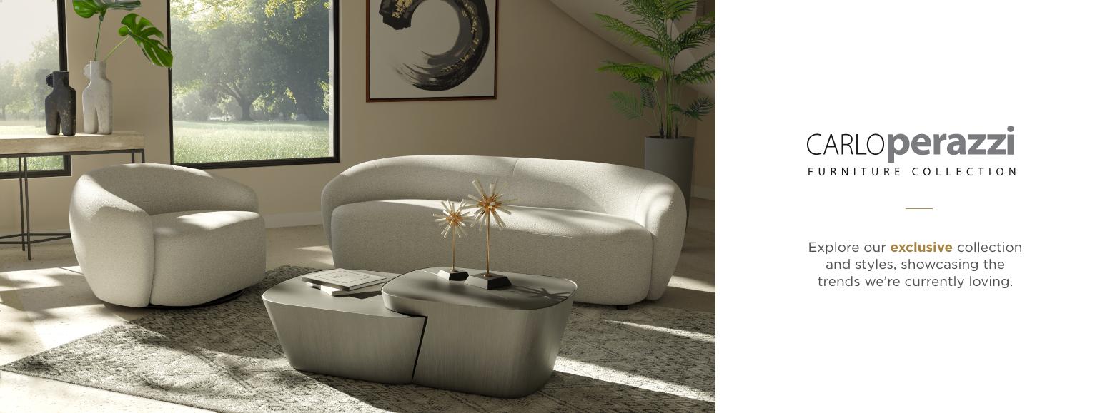 Carlo Perazzi Furniture Collection. Explore our exclusive collection and styles, showcasing the trends we're currently loving. Shop Now.