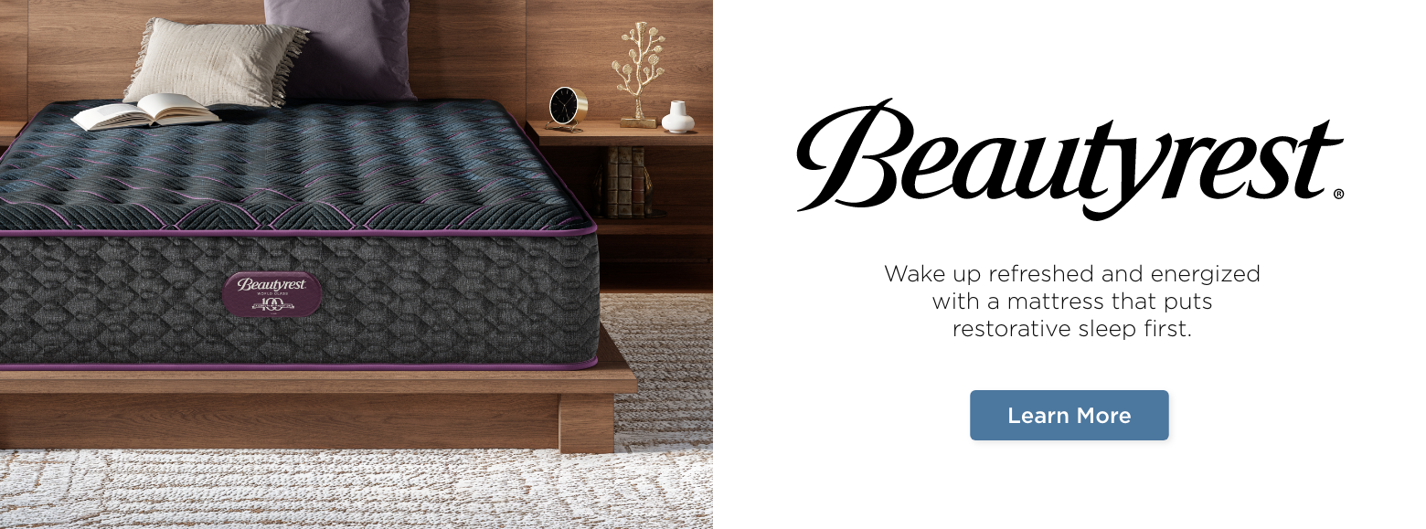 Beautyrest. Wake up refreshed and energized with a mattress that puts restorative sleep first.