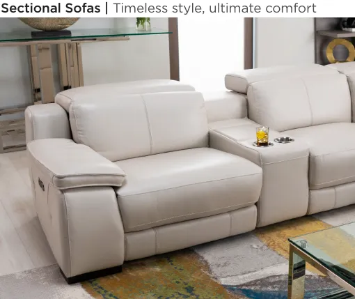 Sectional Sofas. Timeless style, ultimate comfort.