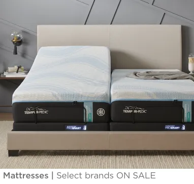 Mattresses. Select brands on sale.