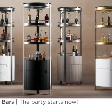 Bars. The party starts now!