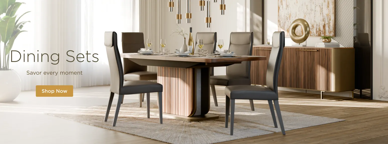 Dining sets. Savor every moment. Shop Now.