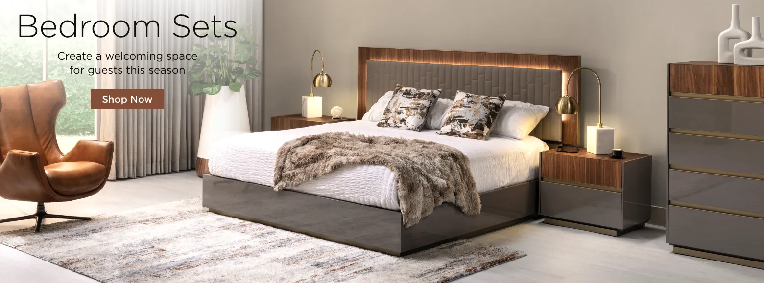 Bedroom Sets. Create a welcoming space for guests this season. Shop Now.