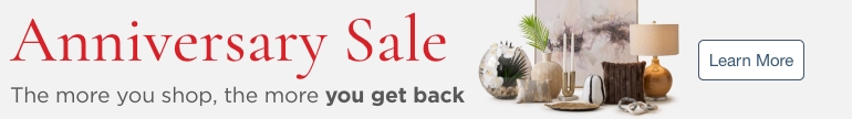 Anniversary Sale. The more you shop, the more you get back.